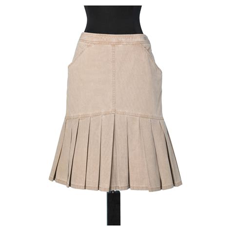 chanel white skirt pleated|chanel skirt price.